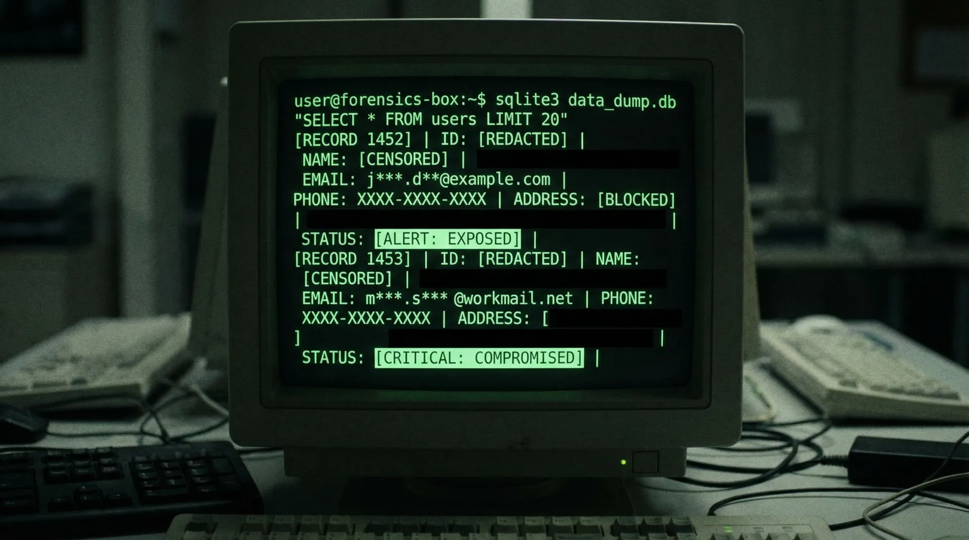 [截图] 数据库泄露记录 - 91网 91黑料分析